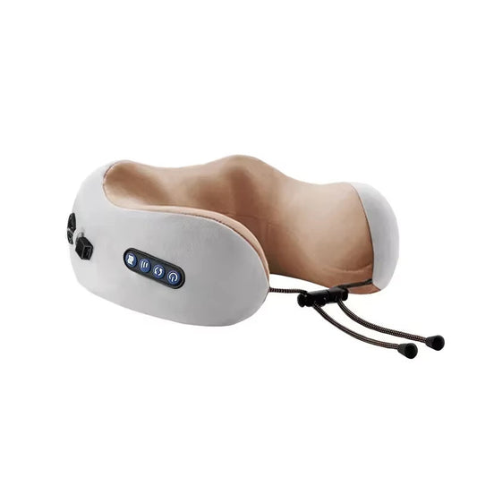 U Shaped Pillow Rechargeable Neck Massager Multifunctional Portable Shoulder Cervical Massager Outdoor Home Car Relaxing Massage